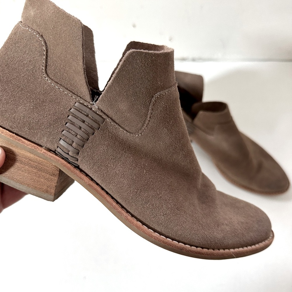 Dolce Vida Charee Bootie Tan Suede Ankle Boot